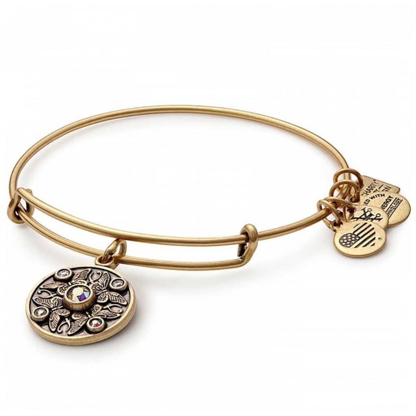 Wings of Change Charm Bangle Bracelet