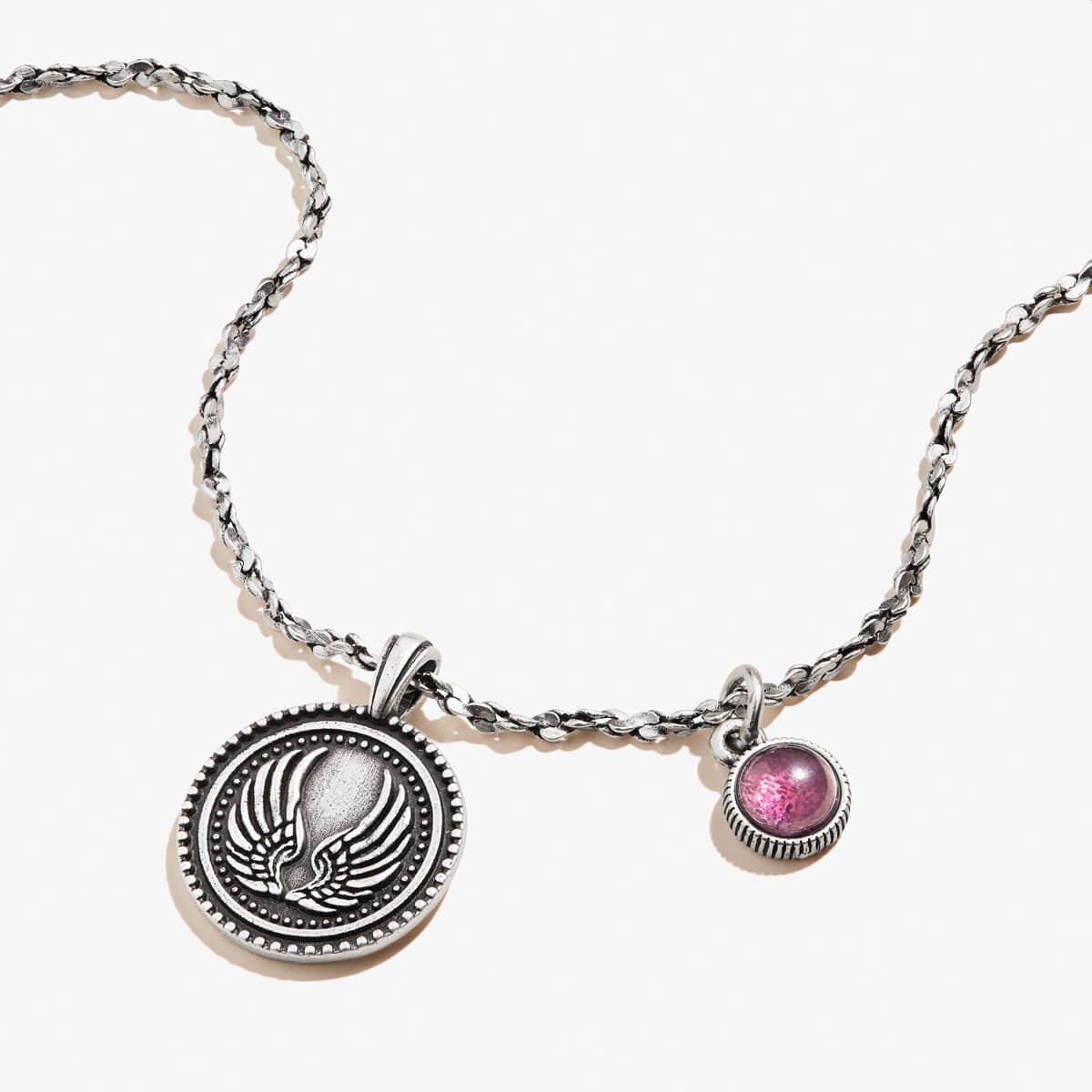 Guardian Angel Duo Charm Necklace