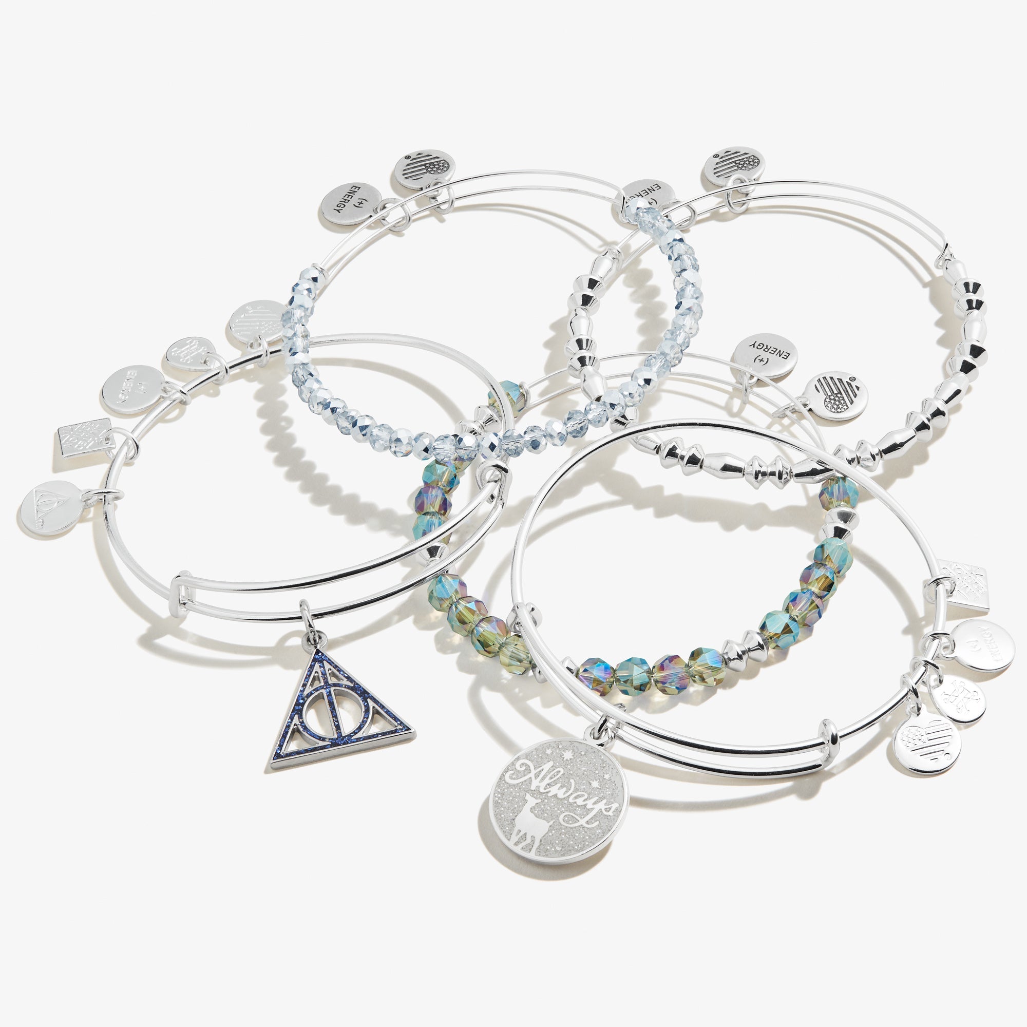 Harry Potter™ 'Always' Charm Bangle, Set of 5